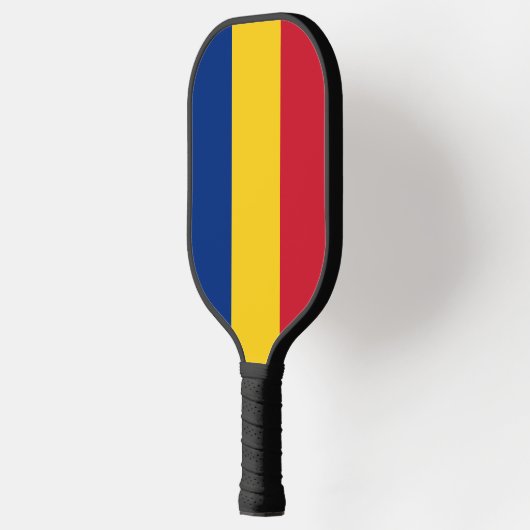 Rumänische Flagge Pickleball Schläger (Links)