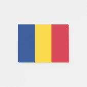 Rumänische Flagge Post-it Klebezettel (Vorderseite)