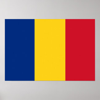 Rumänische Flagge Poster