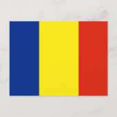 Rumänische Flagge Postkarte (Vorderseite)