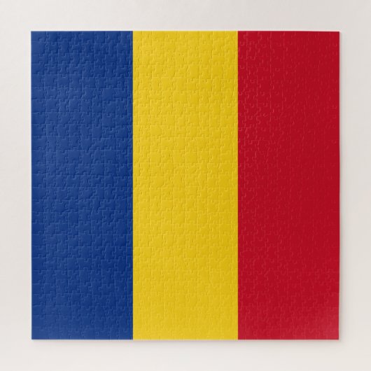 Rumänische Flagge Puzzle (Vertikal)