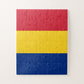 Rumänische Flagge Puzzle (Vertikal)