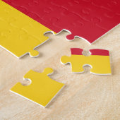 Rumänische Flagge Puzzle (Seite)
