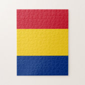 Rumänische Flagge Puzzle (Vertikal)
