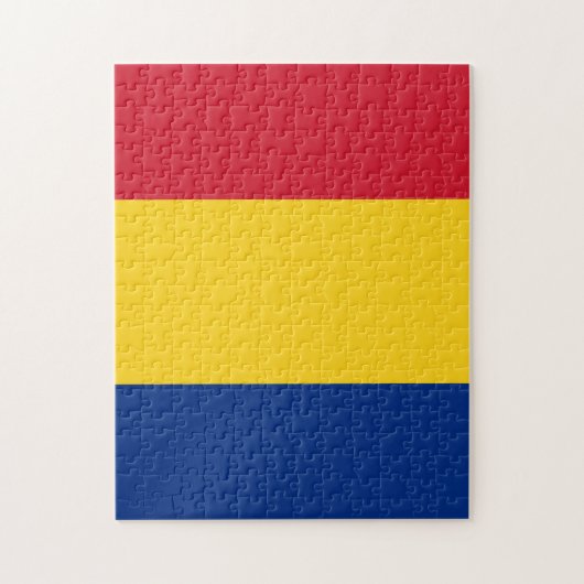Rumänische Flagge Puzzle (Vertikal)