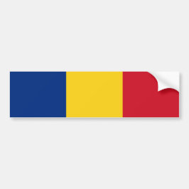Rumänische Flagge (Rumänien) Autoaufkleber