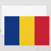 Rumänische Flagge (Rumänien) Briefpapier (Vorne/Hinten)