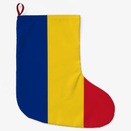 Rumänische Flagge (Rumänien) Großer Weihnachtsstrumpf
