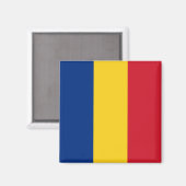 Rumänische Flagge (Rumänien) Magnet (Vorderseite/Rückseite)