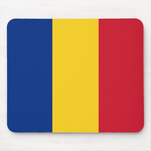 Rumänische Flagge (Rumänien) Mousepad (Vorne)