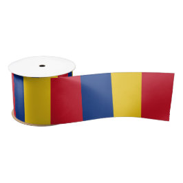 Rumänische Flagge (Rumänien) Satinband