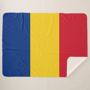 Rumänische Flagge (Rumänien) Sherpadecke