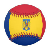 Rumänische Flagge, Rumänischer Sport / Baseball Ba (Rückseite)