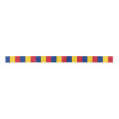Rumänische Flagge Satinband (Vorderseite)