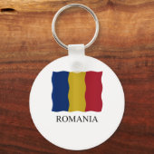 Rumänische Flagge Schlüsselanhänger (Vorderseite)