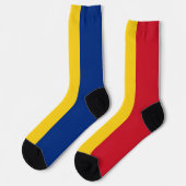 Rumänische Flagge Socken (Linkes Detail)