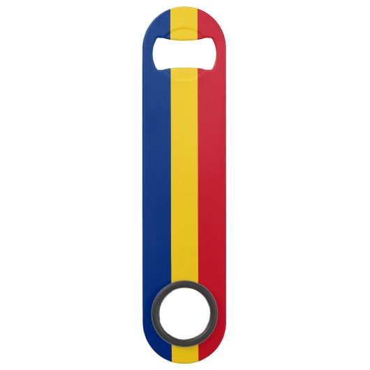 Rumänische Flagge Speed Flaschenöffner (Rückseite)