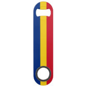 Rumänische Flagge Speed Flaschenöffner (Vorderseite)