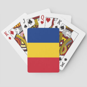 Rumänische Flagge Spielkarten