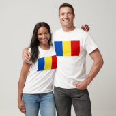 Rumänische Flagge T-Shirt (Unisex)
