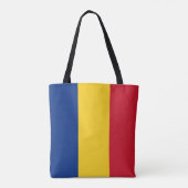 Rumänische Flagge Tasche (Rückseite)