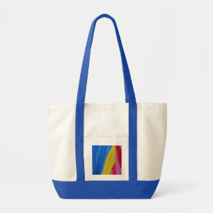 Rumänische Flagge Tote Tag Tragetasche