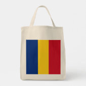 Rumänische Flagge Tragetasche (Rückseite)