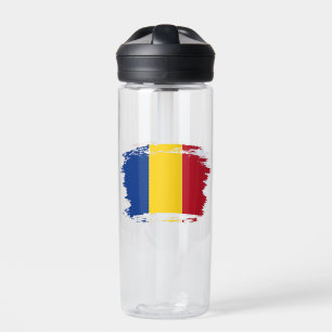 Rumänische Flagge Trinkflasche