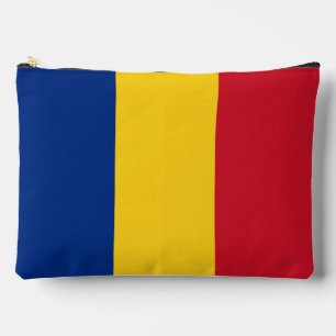 Rumänische Flagge Zubehörtasche
