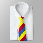 Rumänische Flaggen-Krawatte Krawatte (Gebunden)