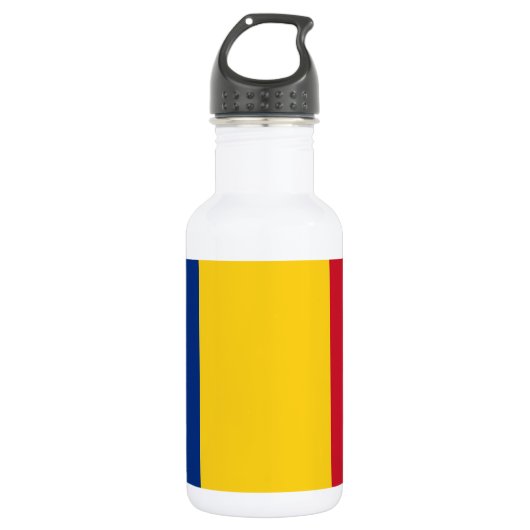 Rumänische Flasche "Flag Liberty" Edelstahlflasche (Vorderseite)