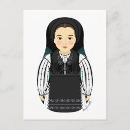 Rumänische Matryoshka Postcard Postkarte