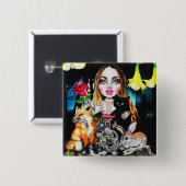 Rumänische Prinzessin Button (Vorne & Hinten)