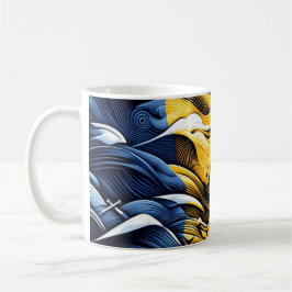Rumänische Rhapsodie im Kubismus Kaffeetasse