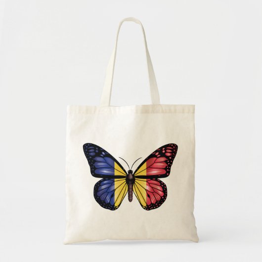 Rumänische Schmetterlingsmonarchflagge Tragetasche (Vorne)