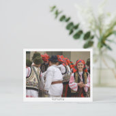 Rumänische Traditionen Postkarte (Stehend Vorderseite)