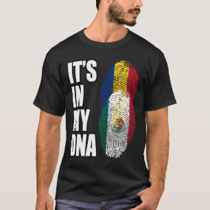 Rumänische und mexikanische Vintage-Heritage-DNA-F T-Shirt