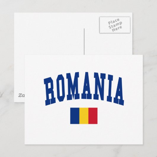 Rumänische Uni Postkarte (Vorne/Hinten)