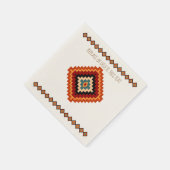 Rumänische Volkskunst - ethnische Motive Serviette (Ecke)