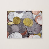 Rumänische Währungsmünzen Puzzle (Horizontal)