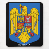 Rumänische Wappen-Mousepad Mousepad (Vorne)