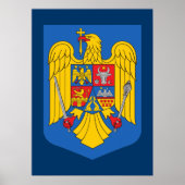 RUMÄNISCHE Wappendecke Poster (Vorne)
