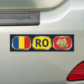 Rumänischer Flaggenplan-Autoaufkleber Autoaufkleber (Auf Auto)