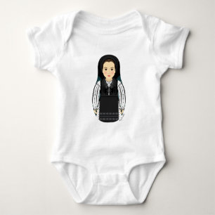 Rumänischer Matrjoschka-Baby-Body Baby Strampler