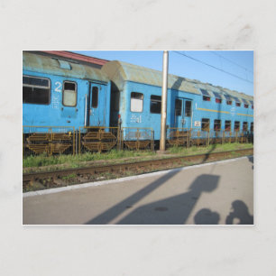 Rumänischer Zug Postkarte