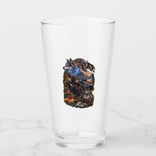 rumänisches Design Glas (Vorderseite)