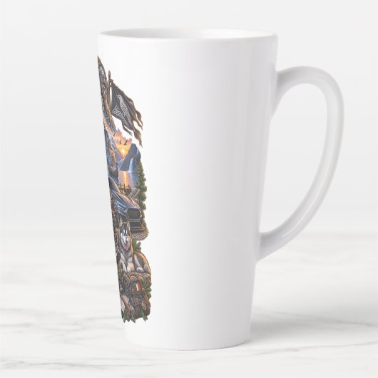 rumänisches Design Milchtasse (Rechts)