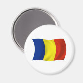 Rumänisches Flaggenmagnet Magnet (Vorderseite/Rückseite)