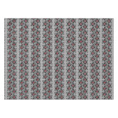 Rumänisches Motiv geometrisch rot und schwarz Tischdecke (Vorderseite (Horizontal))