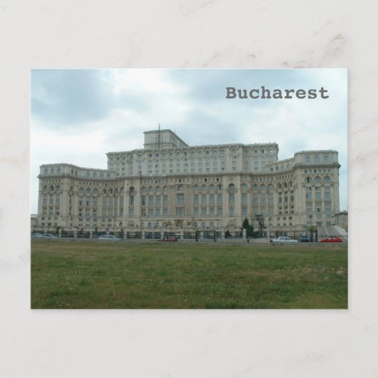 Rumänisches Parlament Postkarte (Vorderseite)